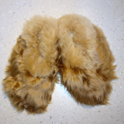 Alpaca Fur Slippers ginger