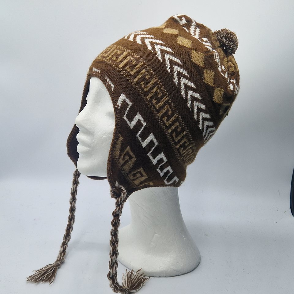 Alpaca Brown Chullo Hat
