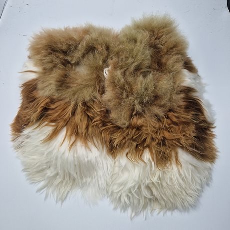 Alpaca Fur Slippers faun-wh