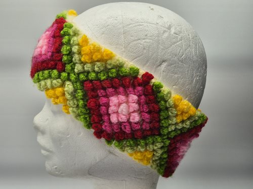 Alpaca Knitted Headband multi