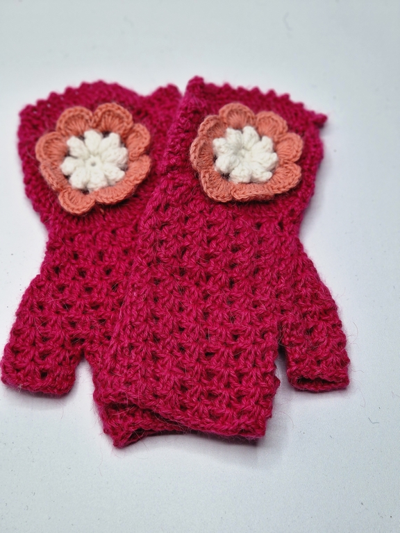 Alpaca gloves fingerless