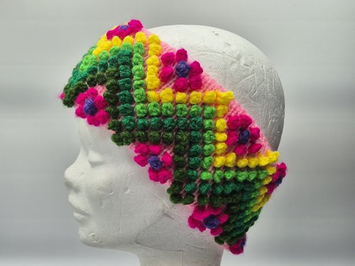 Alpaca Knitted Headband multi