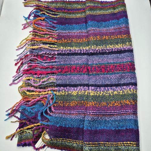 Alpaca Scarf/shawl bright colours #1