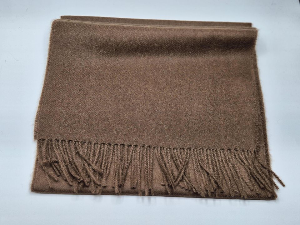 Alpaca Scarf chocolate brown