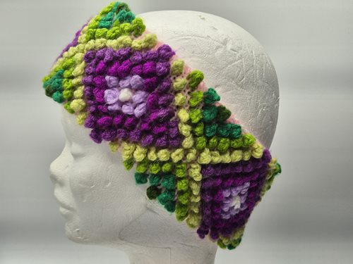 Alpaca Knitted Headband multi