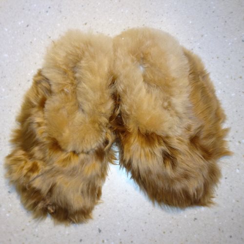 Alpaca Fur slippers faun