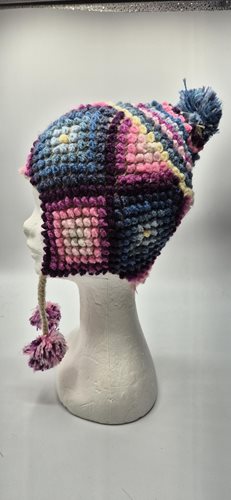 Alpaca Funky Chullo Hat bright colours