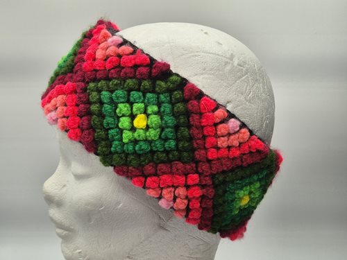 Alpaca Knitted Headband multi