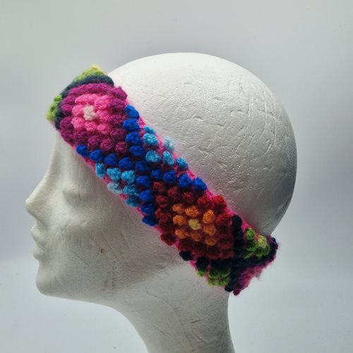 Alpaca Knitted Headband multi