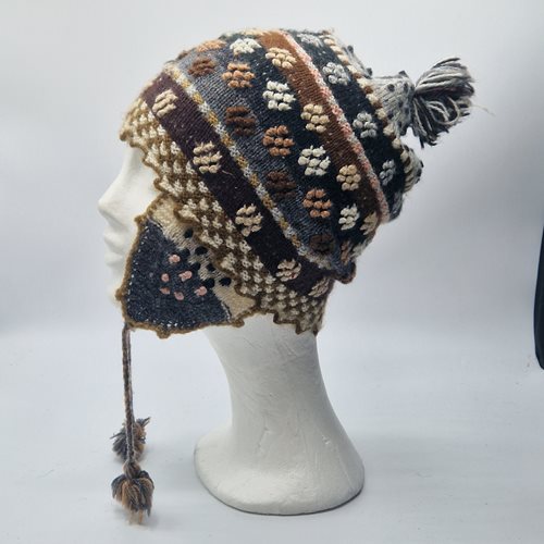 Alpaca Perviun Chullo Hat
