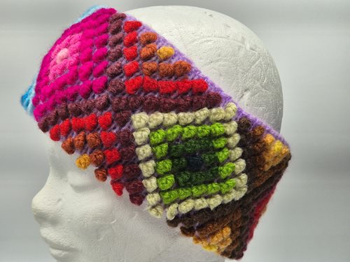 Alpaca Knitted Headband multi