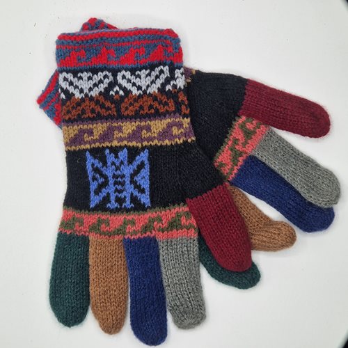 Alpaca gloves funky