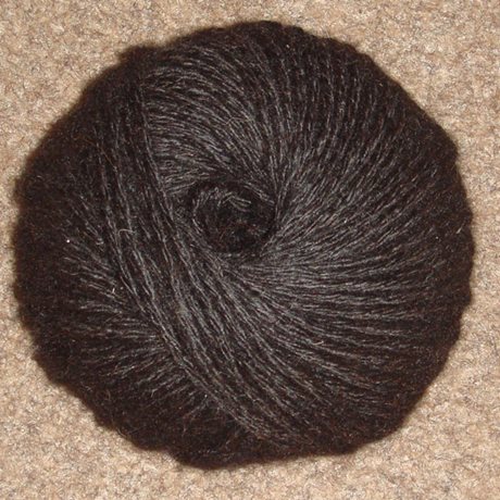 Alpaca chunky 200g black yarn