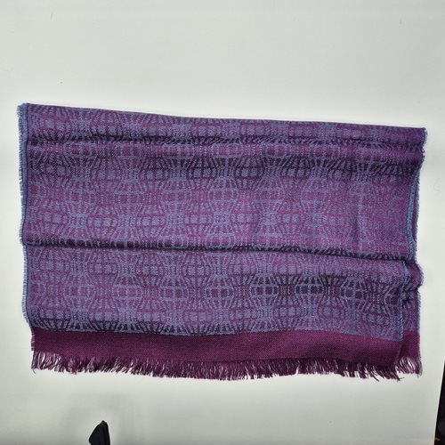 Alpaca/silk Scarf shawl purple/maroon