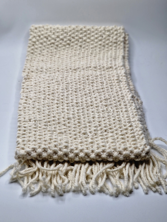 Alpaca Scarf winter white