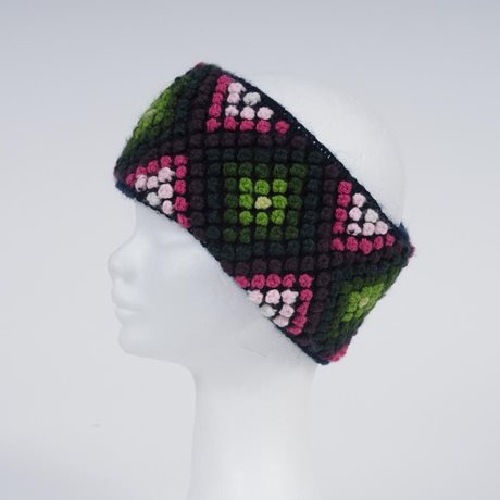 Alpaca Knitted Headband multi