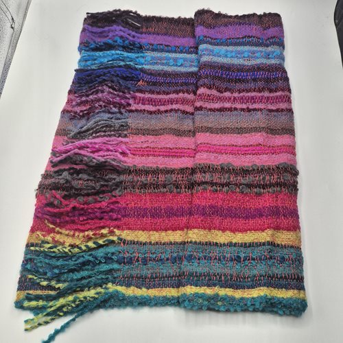Alpaca Scarf/shawl bright colours #6