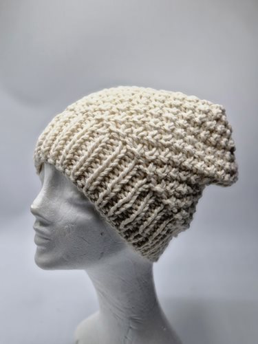 Alpaca Knitted Hat winter white